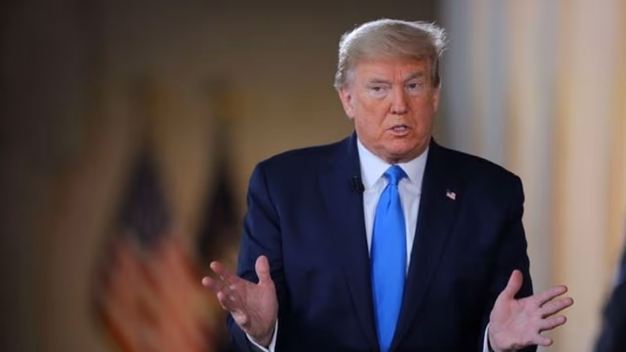 Trump claims election fraud from White House, US TV channel cut away