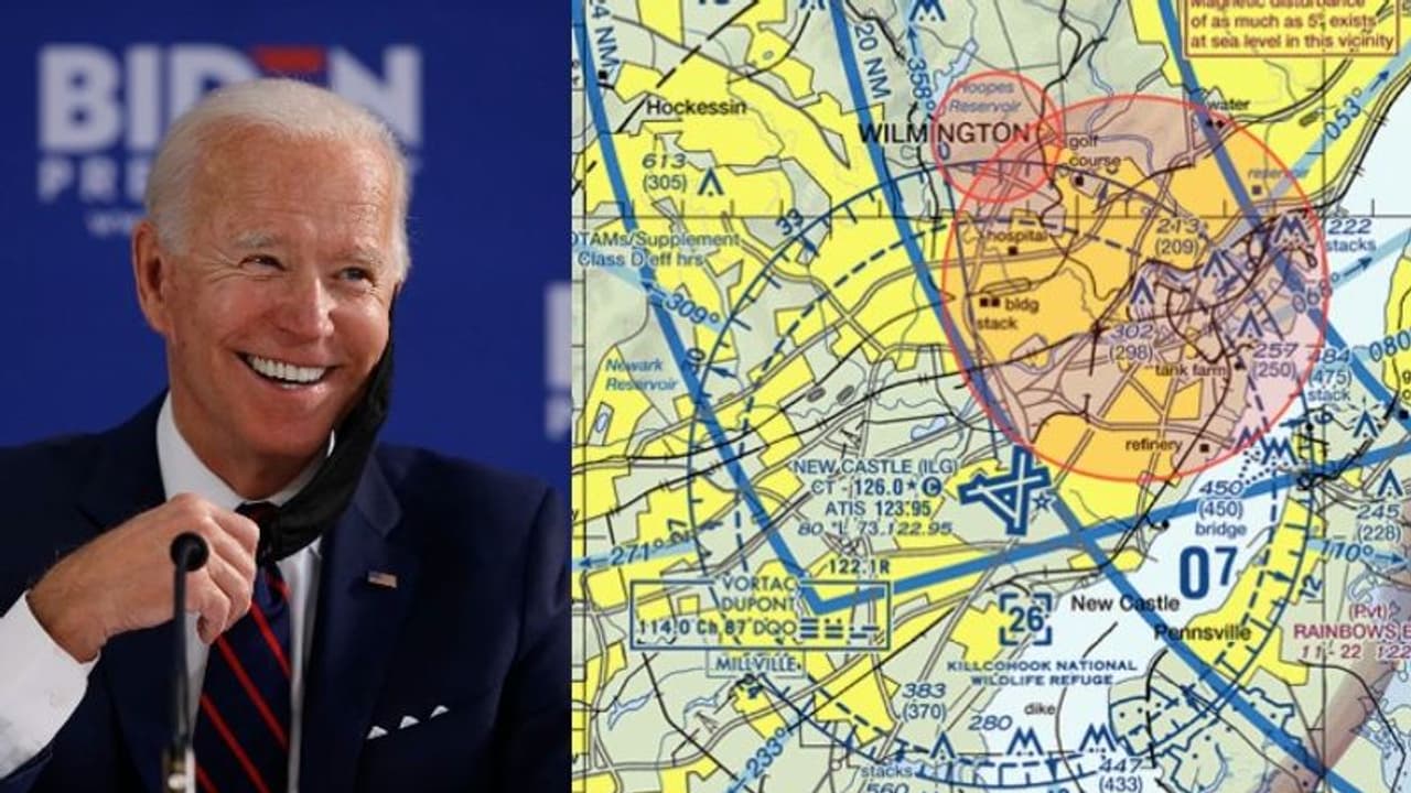 അമേരിക്കയിൽ ജോ ബൈഡന്റെ വീടിന് മുകളിൽ കൂടി വിമാനം പറത്തുന്നതിന് വിലക്ക് അമേരിക്കയിൽ ജോ ബൈഡന്റെ വീടിന് മുകളിൽ കൂടി വിമാനം പറത്തുന്നതിന് വിലക്ക്