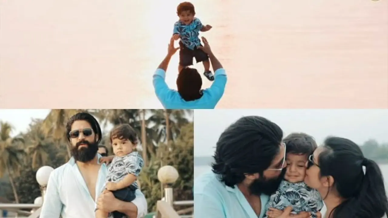 Yash, Radhika celebrate son Yatharv’s first birthday on a yacht