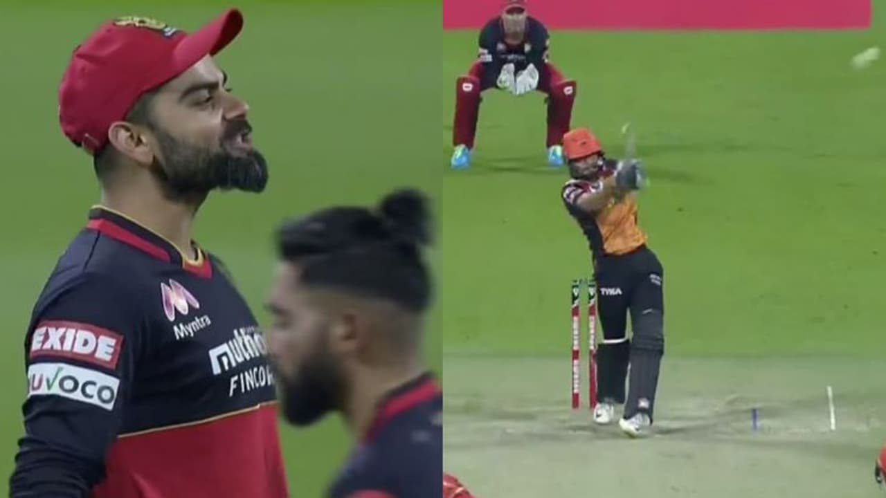 மனீஷ் பாண்டேவை ஸ்லெட்ஜிங் செய்து மூக்குடைபட்ட கோலி..! வீடியோ