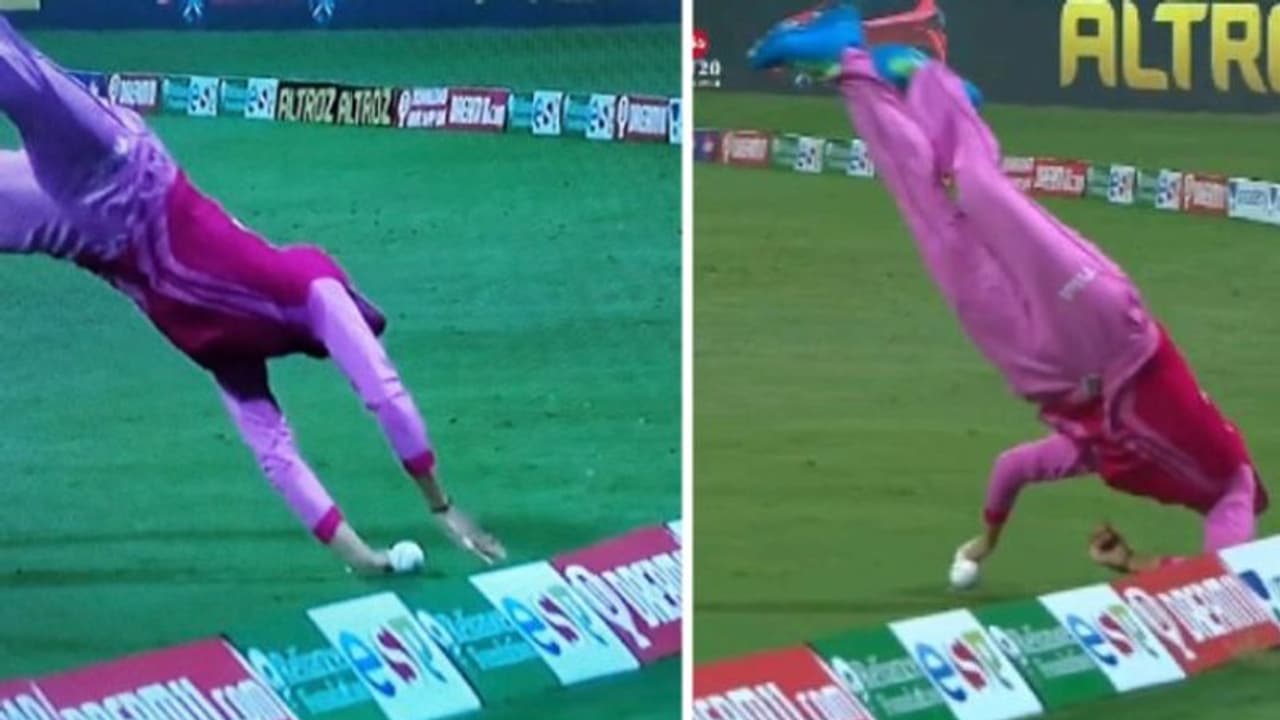 അസാമാന്യ മെയ്വഴക്കം; ക്രിക്കറ്റ് ആരാധകരെ അമ്പരിപ്പിക്കുന്ന ഫീല്ഡിങ്ങുമായി തായ് ക്രിക്കറ്റര് നതാകന് ചന്തം അസാമാന്യ മെയ്വഴക്കം; ക്രിക്കറ്റ് ആരാധകരെ അമ്പരിപ്പിക്കുന്ന ഫീല്ഡിങ്ങുമായി തായ് ക്രിക്കറ്റര് നതാകന് ചന്തം