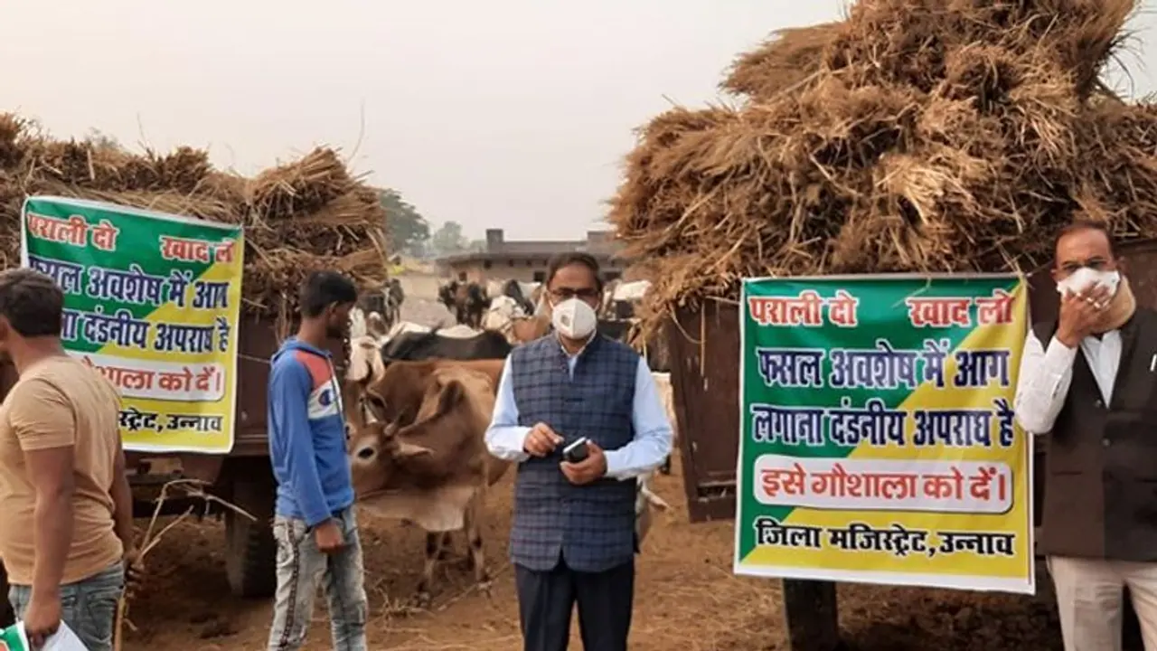 Uttar Pradesh: ‘Parali Do, Khaad Lo’ initiative helps take care of the stubble issue