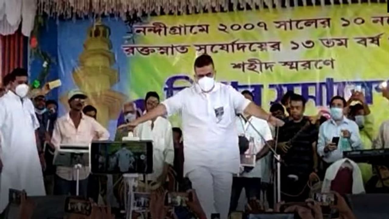 'চেনা বামুনের পৈতের দরকার হয় না', 'দেখা হবে লড়াইয়ের মঞ্চে', নন্দীগ্রামের সভায় মন্তব্য শুভেন্দুর 'চেনা বামুনের পৈতের দরকার হয় না', 'দেখা হবে লড়াইয়ের মঞ্চে', নন্দীগ্রামের সভায় মন্তব্য শুভেন্দুর