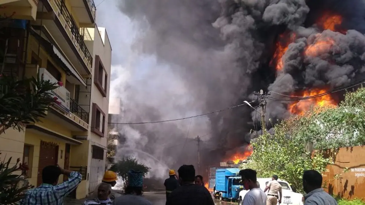 Bengaluru fire incident: 25 fire engines used to douse the fire