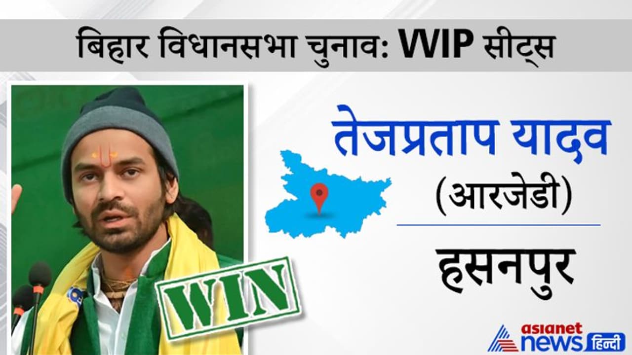तेज प्रताप यादव दूसरी बार बने विधायक, 3 बार से चुनाव जीत रहे राज कुमार को हराया तेज प्रताप यादव दूसरी बार बने विधायक, 3 बार से चुनाव जीत रहे राज कुमार को हराया