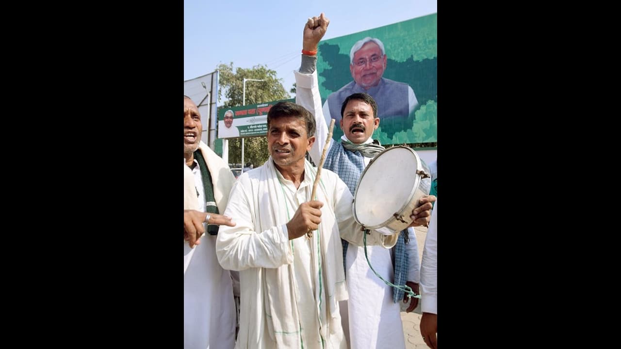 Bihar election results: Posters celebrating Nitish Kumar’s return spring up across Patna