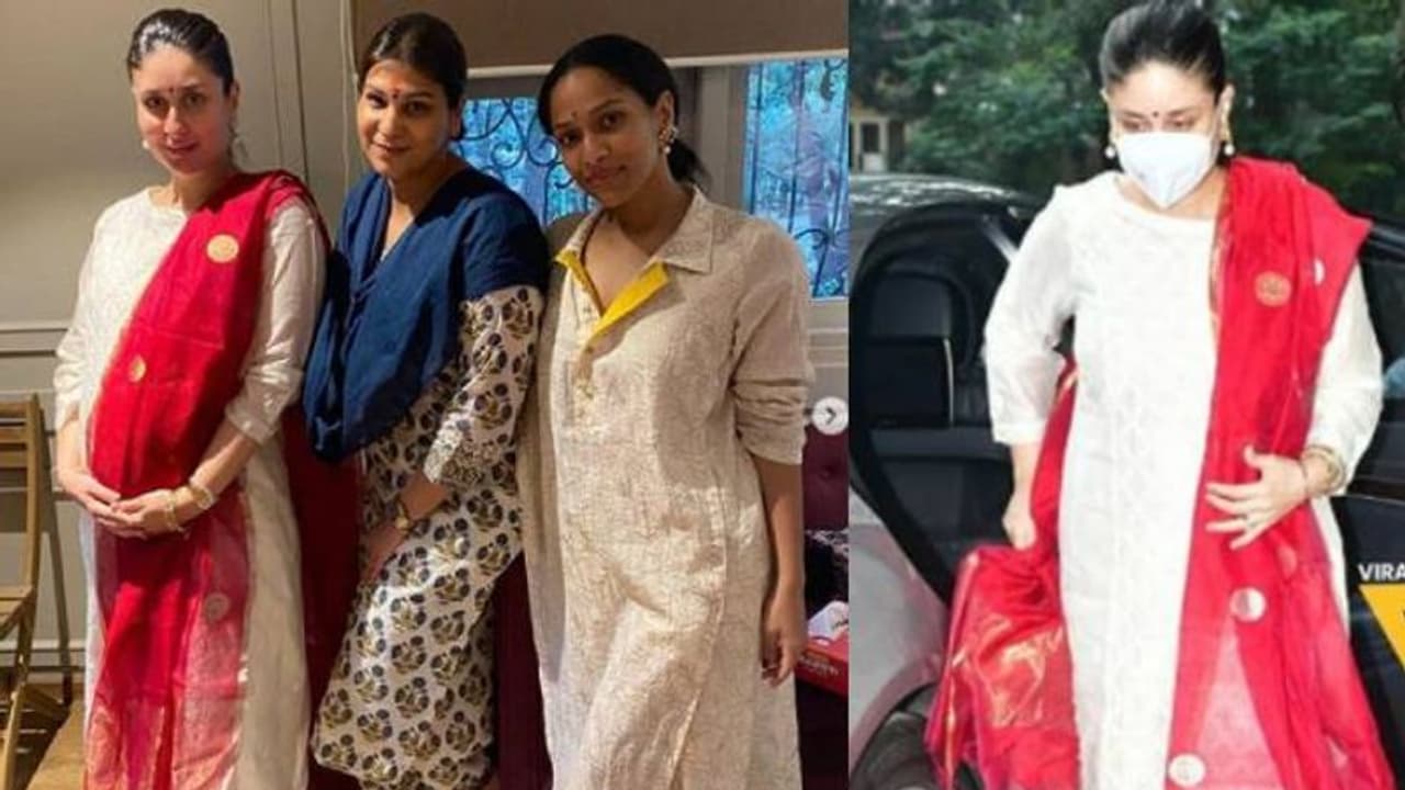 ഇത്തവണ വൈറ്റ് റെഡ് സല്വാറില്; ഫാഷനിൽ വിട്ടുവീഴ്ചയില്ലാതെ കരീന കപൂർ ഇത്തവണ വൈറ്റ് റെഡ് സല്വാറില്; ഫാഷനിൽ വിട്ടുവീഴ്ചയില്ലാതെ കരീന കപൂർ