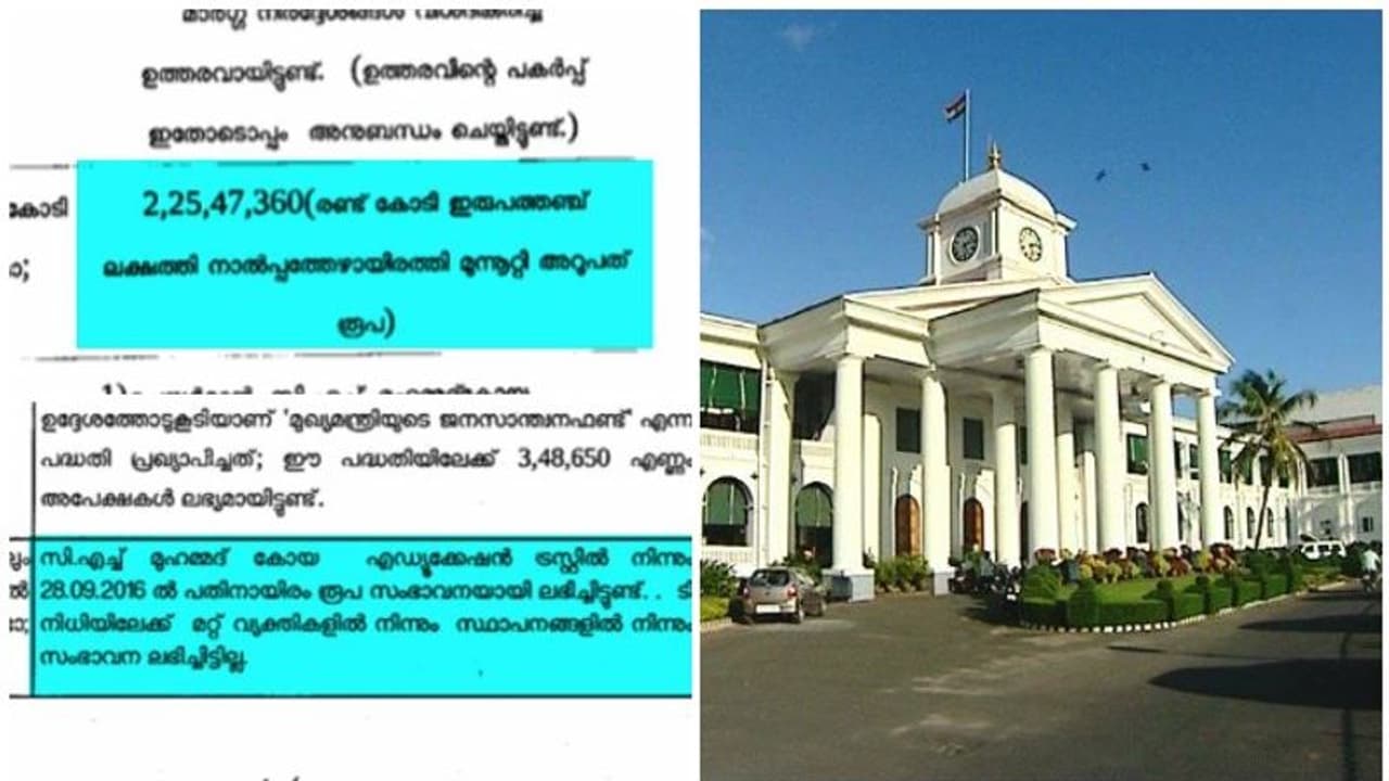 ജനസാന്ത്വന പദ്ധതി; സംഭാവനയായി കിട്ടിയ തുക എവിടെയെന്നതിനെ ചൊല്ലി ആശയക്കുഴപ്പം