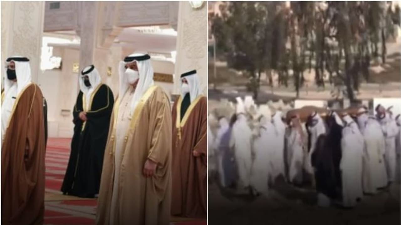 അന്തരിച്ച ബഹ്റൈന് പ്രധാനമന്ത്രിയുടെ ഭൗതിക ശരീരം സംസ്കരിച്ചു അന്തരിച്ച ബഹ്റൈന് പ്രധാനമന്ത്രിയുടെ ഭൗതിക ശരീരം സംസ്കരിച്ചു