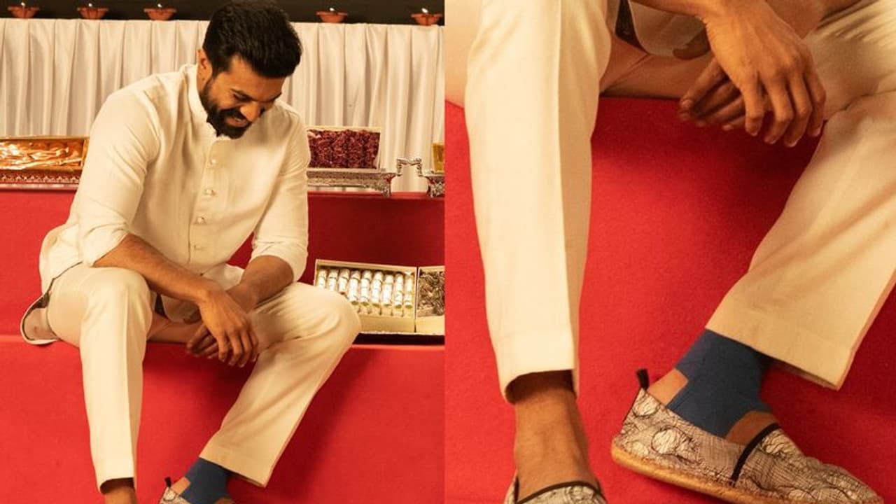 రామ్ చరణ్ కాలికి ఏమైంది...ఆందోళన చెందుతున్న ఫ్యాన్స్..! రామ్ చరణ్ కాలికి ఏమైంది...ఆందోళన చెందుతున్న ఫ్యాన్స్..!