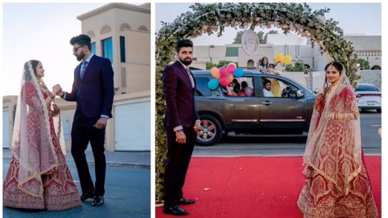 ആരെയും ഒഴിവാക്കിയില്ല, അതിഥികളെല്ലാമെത്തി; കൊവിഡിനിടെ വിവാഹം വ്യത്യസ്തമാക്കി യുഎഇയിലെ മലയാളി ദമ്പതികള് ആരെയും ഒഴിവാക്കിയില്ല, അതിഥികളെല്ലാമെത്തി; കൊവിഡിനിടെ വിവാഹം വ്യത്യസ്തമാക്കി യുഎഇയിലെ മലയാളി ദമ്പതികള്