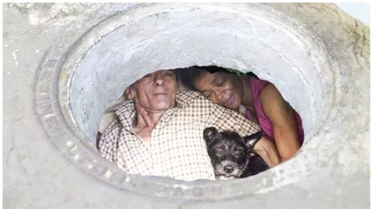 വർഷങ്ങളായി ഈ ദമ്പതികൾ താമസിക്കുന്നത് ഉപേക്ഷിക്കപ്പെട്ട ഭൂഗർഭ അഴുക്കുചാലിൽ വർഷങ്ങളായി ഈ ദമ്പതികൾ താമസിക്കുന്നത് ഉപേക്ഷിക്കപ്പെട്ട ഭൂഗർഭ അഴുക്കുചാലിൽ