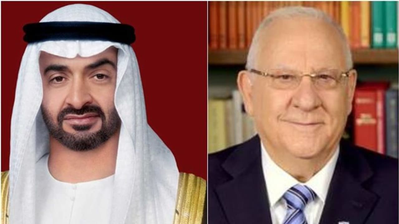 ഇസ്രായേല് പ്രസിഡന്റിനെ യുഎഇ സന്ദര്ശിക്കാന് ക്ഷണിച്ച് അബുദാബി കിരീടാവകാശി ഇസ്രായേല് പ്രസിഡന്റിനെ യുഎഇ സന്ദര്ശിക്കാന് ക്ഷണിച്ച് അബുദാബി കിരീടാവകാശി