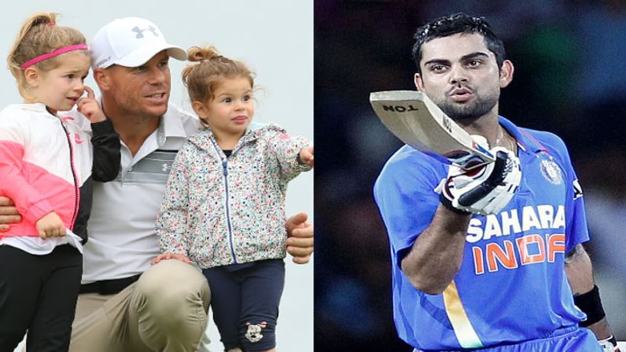 డేవిడ్ వార్నర్ కూతురికి స్పెషల్ గిఫ్ట్ పంపిన విరాట్ కోహ్లీ... బుల్లి ఫ్యాన్ ఆనందం... డేవిడ్ వార్నర్ కూతురికి స్పెషల్ గిఫ్ట్ పంపిన విరాట్ కోహ్లీ... బుల్లి ఫ్యాన్ ఆనందం...