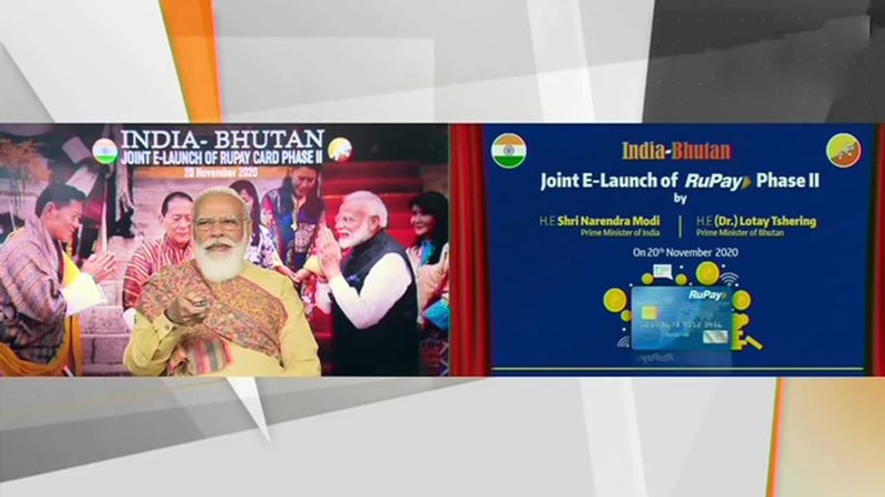 ভূটানের উপগ্রহ মহাকাশে পাঠাবে ভারত, রুপে কার্ড উদ্বোধন করে বললেন প্রধানমন্ত্রী মোদী ভূটানের উপগ্রহ মহাকাশে পাঠাবে ভারত, রুপে কার্ড উদ্বোধন করে বললেন প্রধানমন্ত্রী মোদী