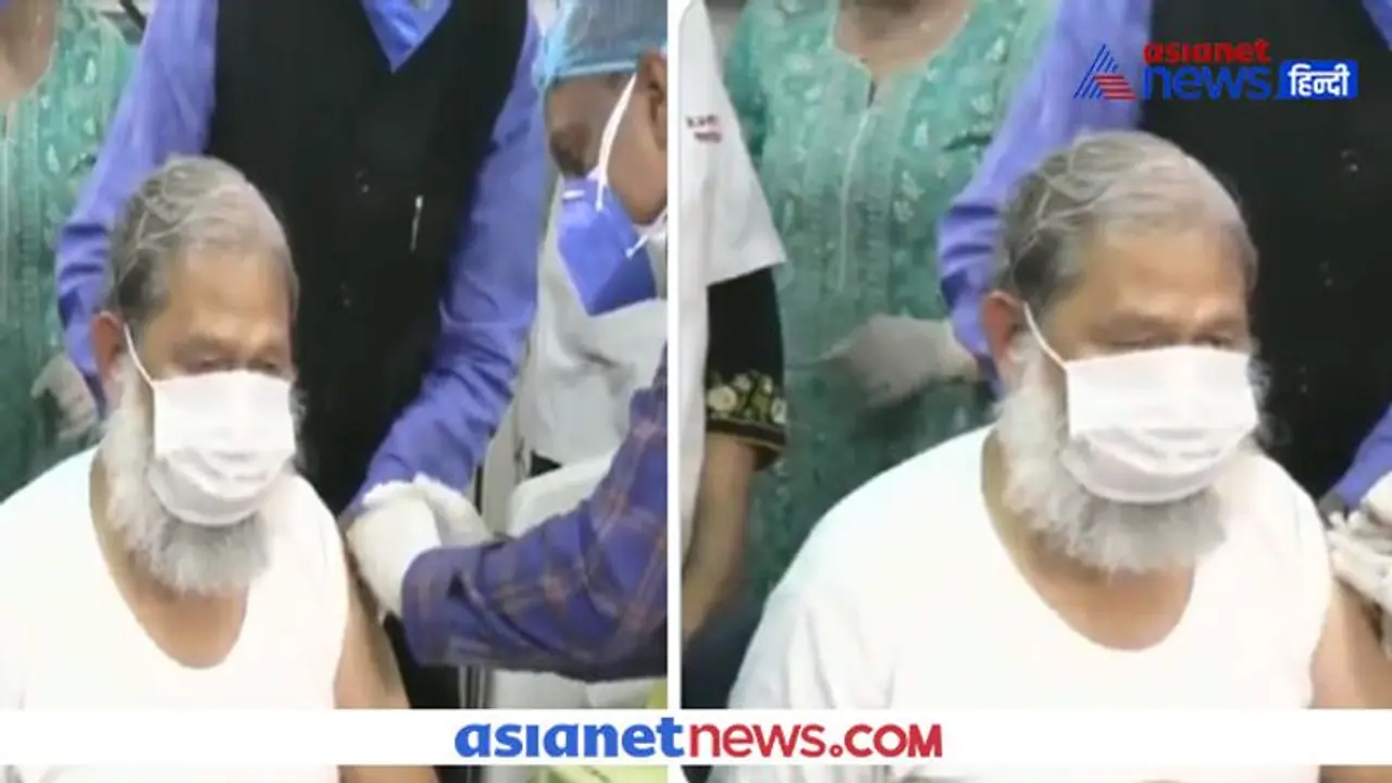 കൊവിഡ് വാക്സിന് സ്വീകരിച്ച ഹരിയാന ആരോഗ്യ മന്ത്രിക്ക് കൊവിഡ് കൊവിഡ് വാക്സിന് സ്വീകരിച്ച ഹരിയാന ആരോഗ്യ മന്ത്രിക്ക് കൊവിഡ്