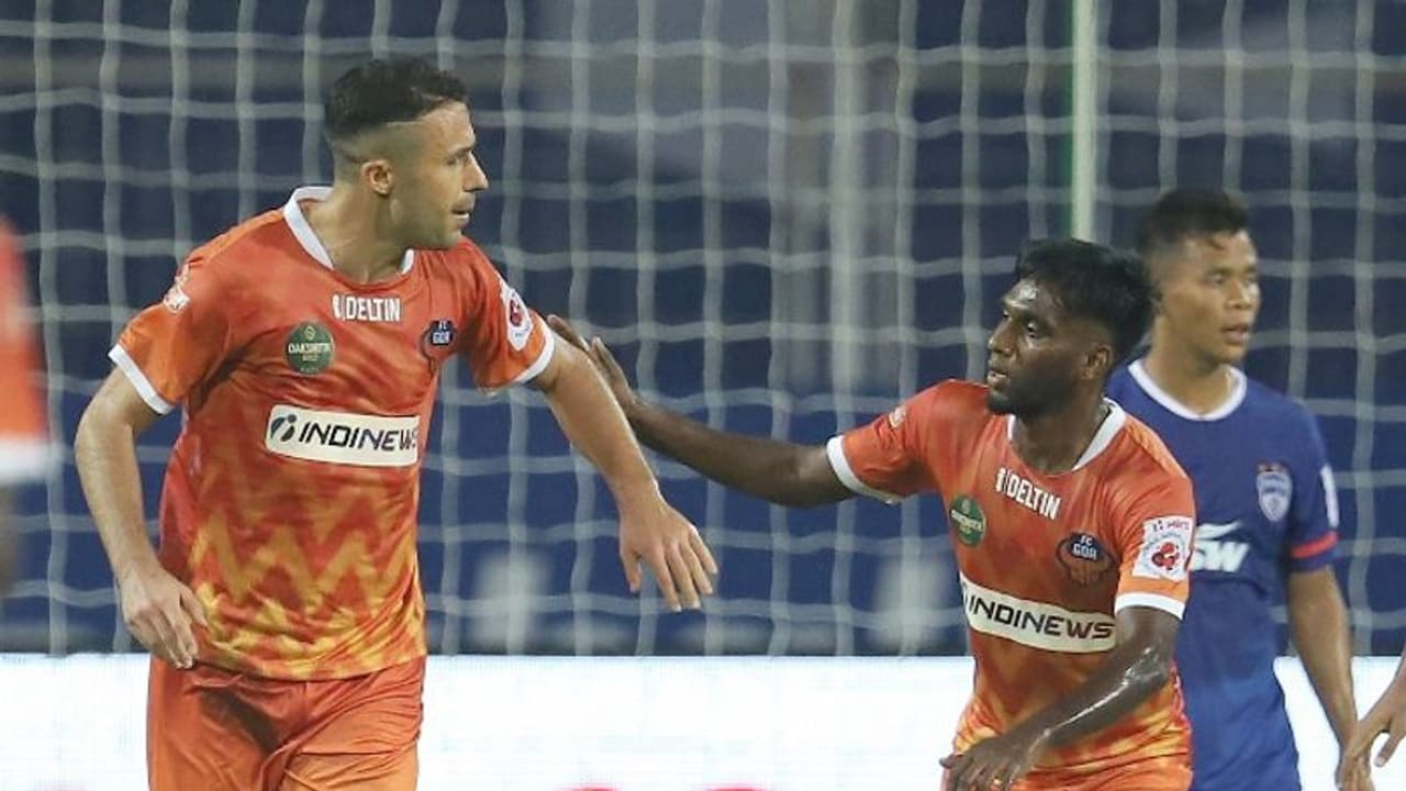 രണ്ട് മിനുറ്റിനിടെ ഇരട്ടച്ചങ്കനായി അന്ഗുലോ; ബെംഗൂരുവിനോട് സമനില പിടിച്ച് ഗോവ രണ്ട് മിനുറ്റിനിടെ ഇരട്ടച്ചങ്കനായി അന്ഗുലോ; ബെംഗൂരുവിനോട് സമനില പിടിച്ച് ഗോവ