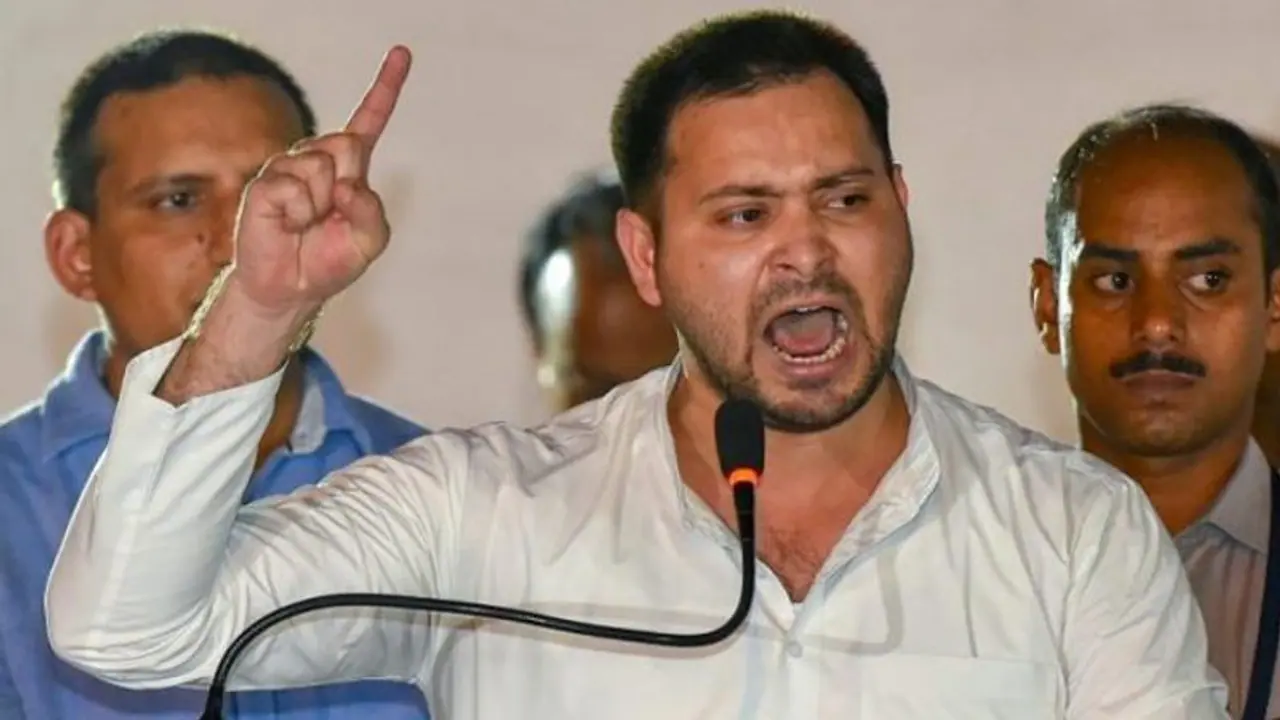 Father is targeted because he refused to shake hands with BJP, claims RJD's Tejashwi Yadav