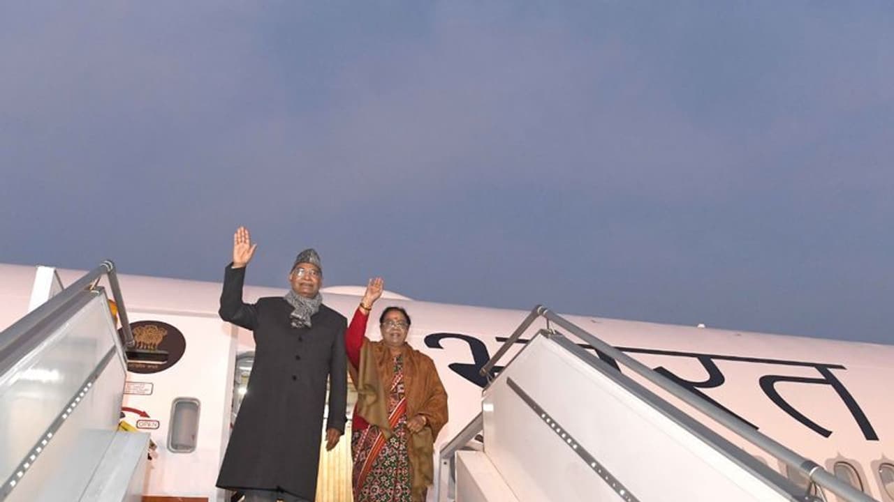 President Kovind boards inaugural VVIP Air India One flight President Kovind boards inaugural VVIP Air India One flight