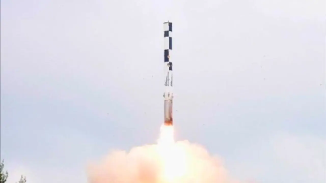 India test fires land attack Brahmos missile near Andaman & Nicobar in Indian Ocean India test fires land attack Brahmos missile near Andaman & Nicobar in Indian Ocean