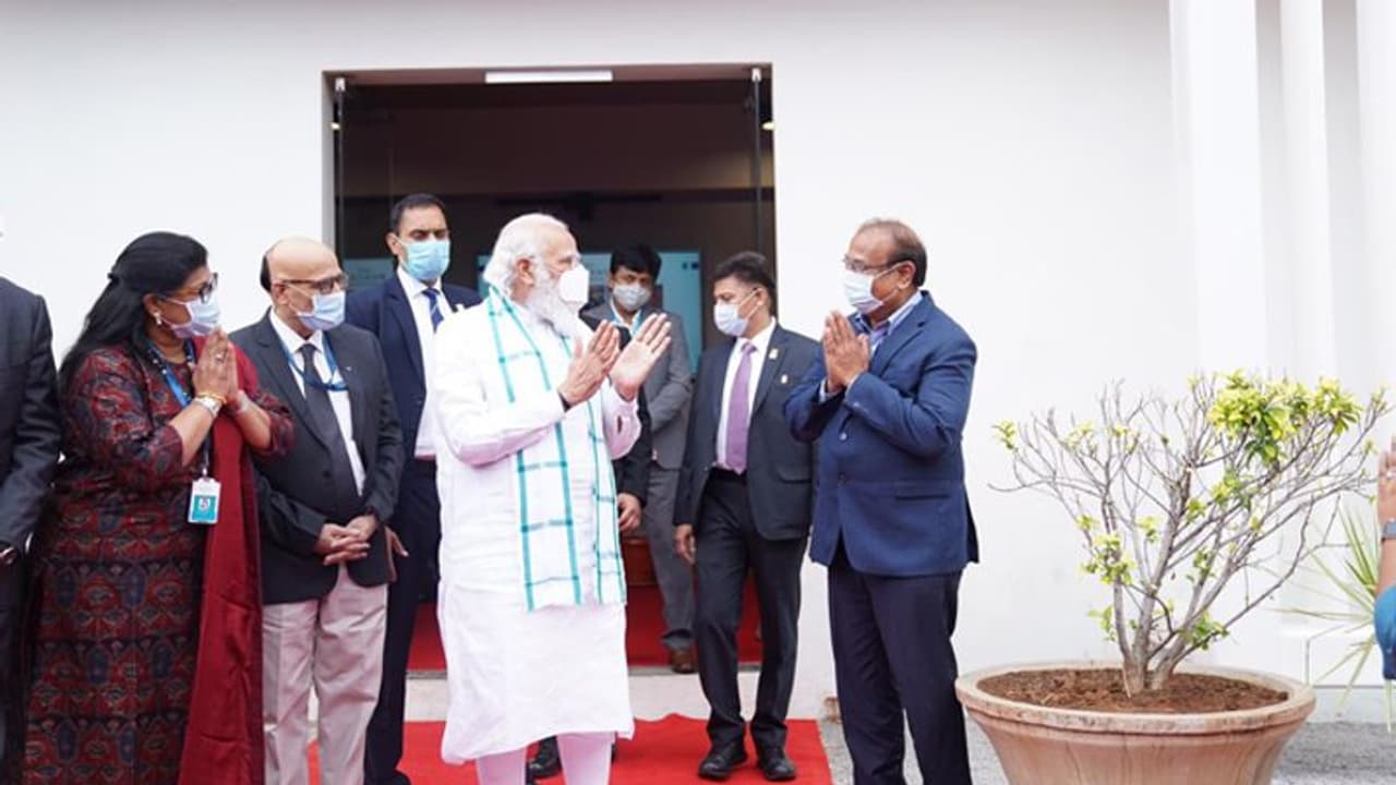हैदराबाद: पीएम के दौरे पर भारत बायोटेक ने कहा वैज्ञानिक खोज के प्रति प्रतिबद्धता को मजबूती मिलेगी हैदराबाद: पीएम के दौरे पर भारत बायोटेक ने कहा वैज्ञानिक खोज के प्रति प्रतिबद्धता को मजबूती मिलेगी