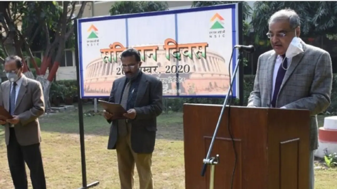 প্রস্তাবনা পাঠ করলেন সিএমডি, এনএসআইসি তে পালিত হল সংবিধান দিবস প্রস্তাবনা পাঠ করলেন সিএমডি, এনএসআইসি তে পালিত হল সংবিধান দিবস