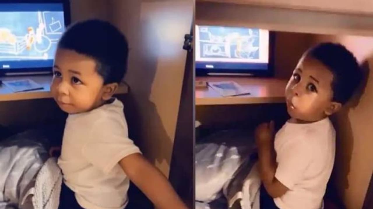 ഒളിച്ചിരിക്കാന് രണ്ടുവയസുകാരന് കണ്ടെത്തിയ സ്ഥലം; വൈറലായി വീഡിയോ ഒളിച്ചിരിക്കാന് രണ്ടുവയസുകാരന് കണ്ടെത്തിയ സ്ഥലം; വൈറലായി വീഡിയോ