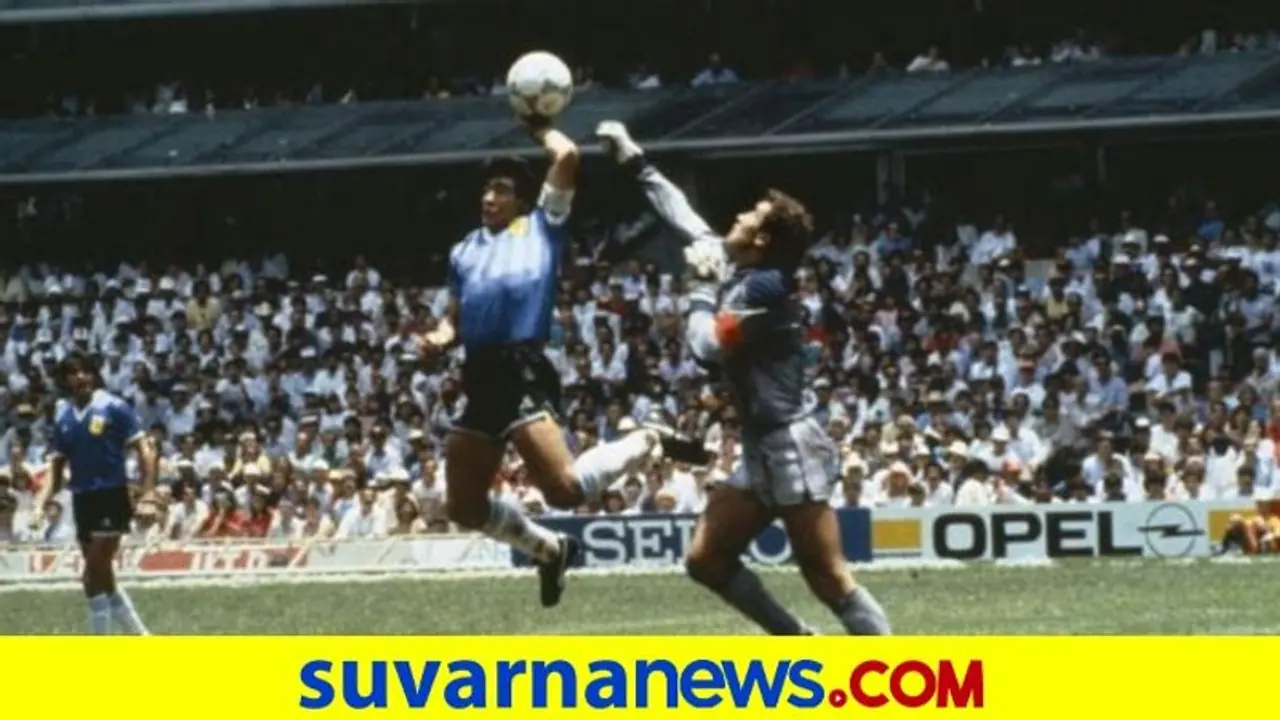 ಮರಡೋನಾ ‘ಹ್ಯಾಂಡ್ ಆಫ್ ಗಾಡ್’ ಜೆರ್ಸಿ ಮಾರಾಟಕ್ಕೆ..! ಮರಡೋನಾ ‘ಹ್ಯಾಂಡ್ ಆಫ್ ಗಾಡ್’ ಜೆರ್ಸಿ ಮಾರಾಟಕ್ಕೆ..!