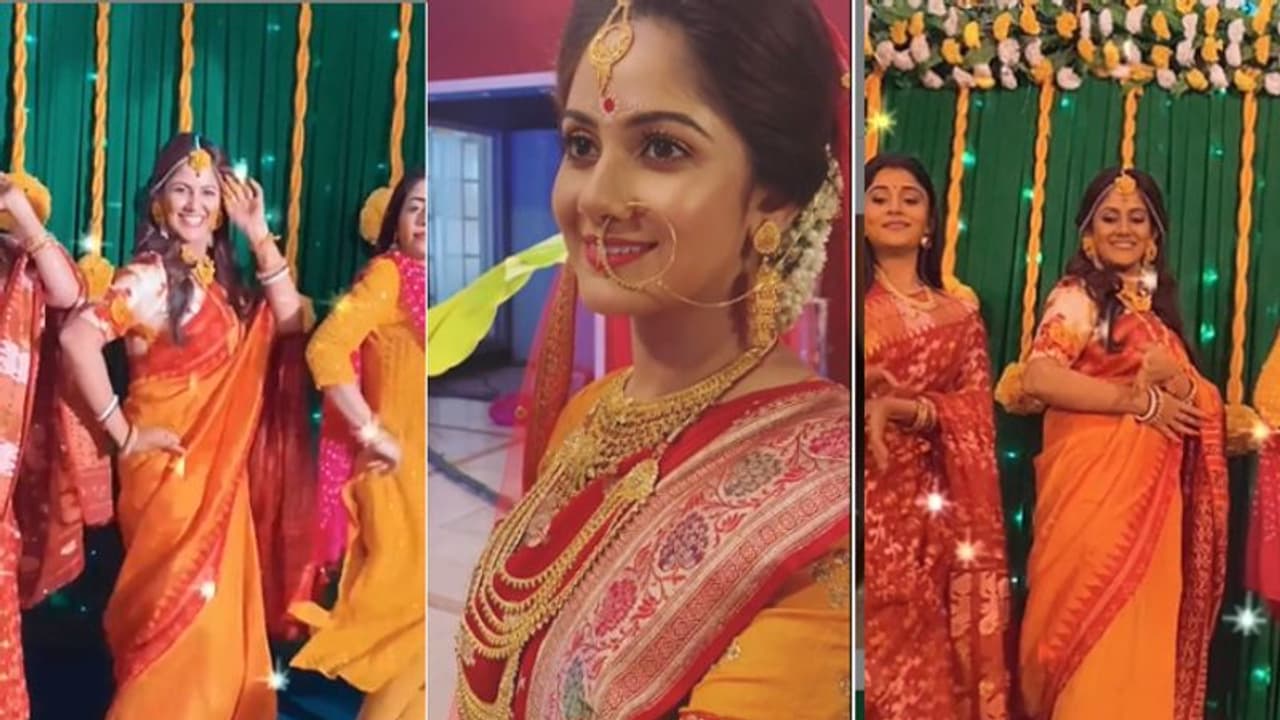 বিয়ের ফুল ফুটেছে তৃণার, গায়ে হলুদের সাজে উদ্দাম নাচ নীলের প্রেমিকার বিয়ের ফুল ফুটেছে তৃণার, গায়ে হলুদের সাজে উদ্দাম নাচ নীলের প্রেমিকার