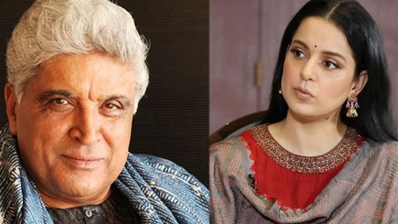 जावेद अख्तर ने कंगना पर लगाया मानहानि का केस, एक्ट्रेस बोली मैं ड्रग माफिया से अकेली लड़ रही जावेद अख्तर ने कंगना पर लगाया मानहानि का केस, एक्ट्रेस बोली मैं ड्रग माफिया से अकेली लड़ रही