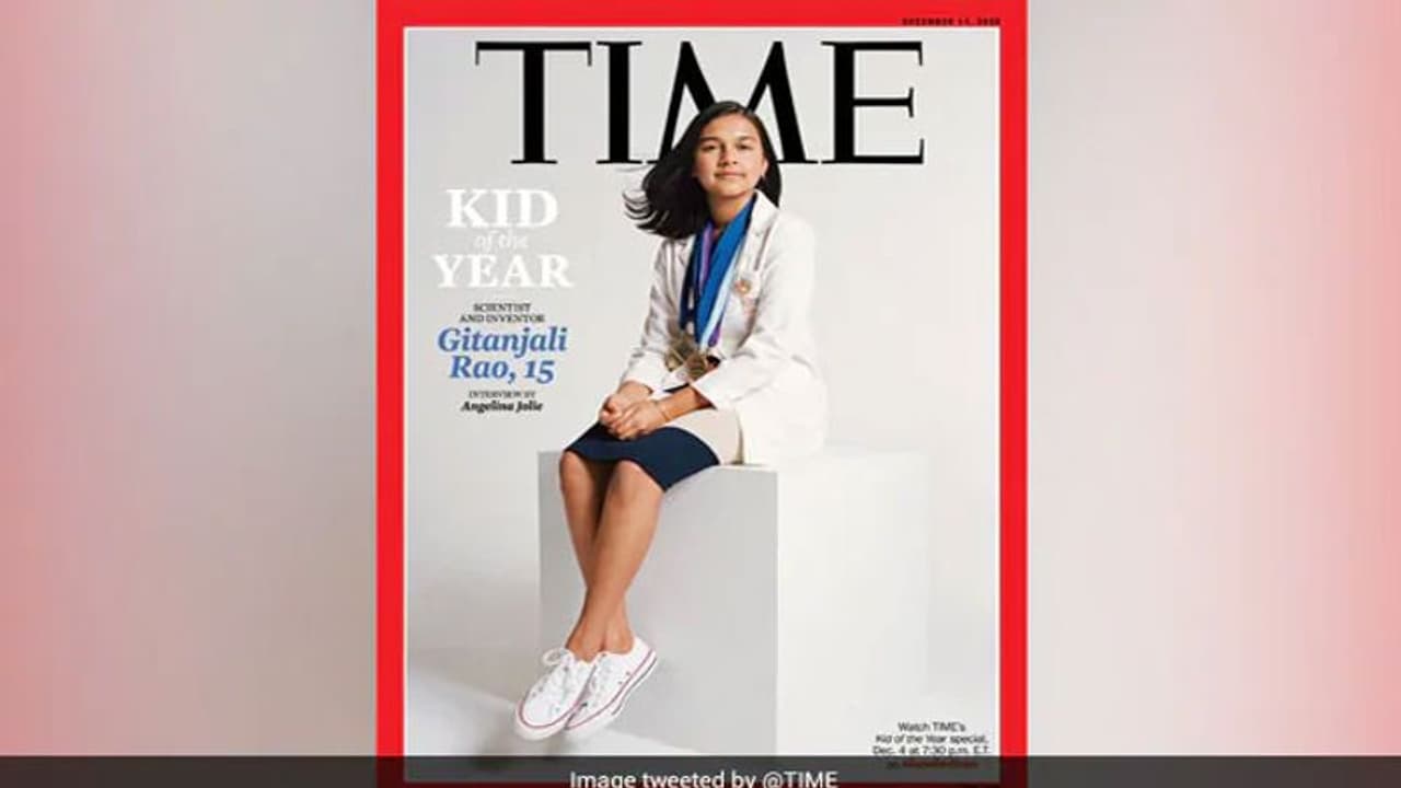 Time magazine names Indian American teenager Gitanjali as 'Kid of the Year' Time magazine names Indian American teenager Gitanjali as 'Kid of the Year'