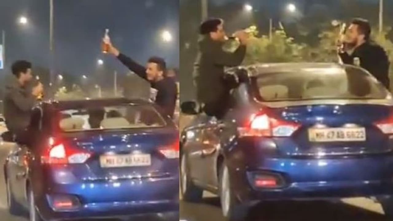 ಕಂಠ ಪೂರ್ತಿ ಕುಡಿದು ಕಾರಿನಲ್ಲಿ ಸ್ಟಂಟ್, ಮೂವರು ಯುವಕರು ಅರೆಸ್ಟ್!