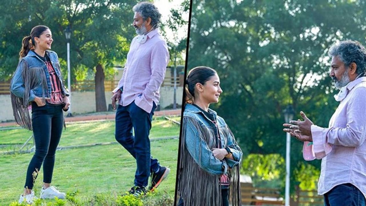 Alia Bhatt begins shooting for SS Rajamouli's RRR Movie today in Hyderabad Alia Bhatt begins shooting for SS Rajamouli's RRR Movie today in Hyderabad