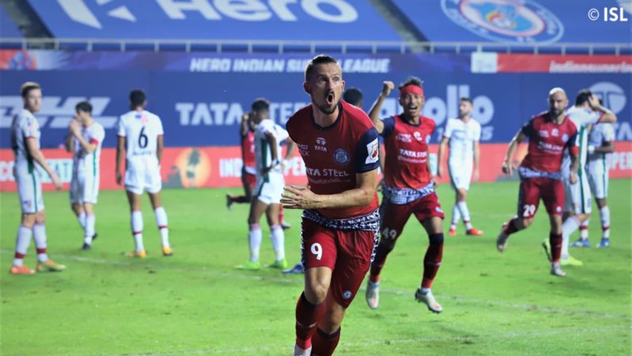 ISL 2020: ఏటీకేకి జలక్ ఇచ్చిన జంషేడ్పూర్... 2 1 తేడాతో అద్భుత విజయం... ISL 2020: ఏటీకేకి జలక్ ఇచ్చిన జంషేడ్పూర్... 2 1 తేడాతో అద్భుత విజయం...