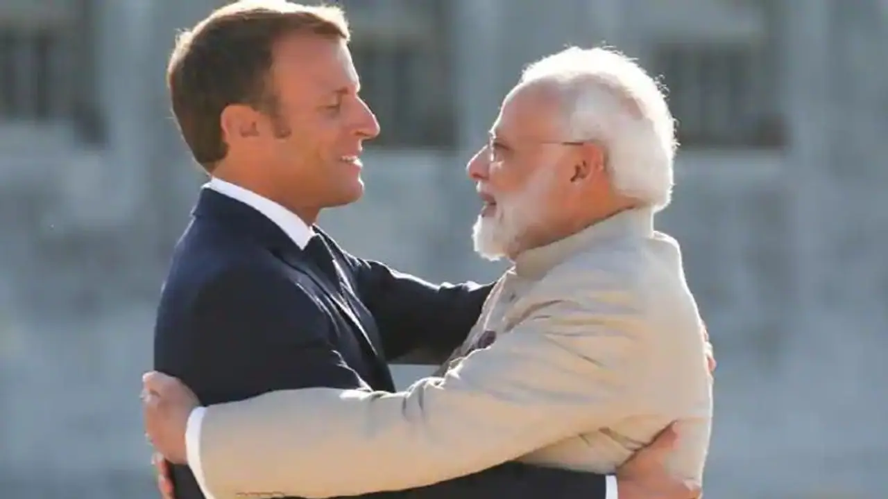 PM Modi congratulates France President Macron, wishes to deepen India France Strategic Partnership PM Modi congratulates France President Macron, wishes to deepen India France Strategic Partnership