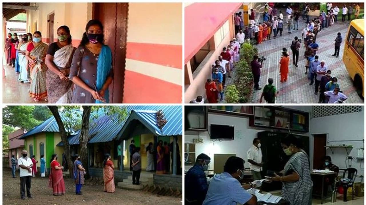 കൊവിഡ് ഭീഷണിയിലും ആവേശത്തോടെ സമ്മതിദാനം; ആദ്യ മണിക്കൂറുകളിൽ മികച്ച പോളിങ്, കുറവ് തിരുവനന്തപുരത്ത് കൊവിഡ് ഭീഷണിയിലും ആവേശത്തോടെ സമ്മതിദാനം; ആദ്യ മണിക്കൂറുകളിൽ മികച്ച പോളിങ്, കുറവ് തിരുവനന്തപുരത്ത്