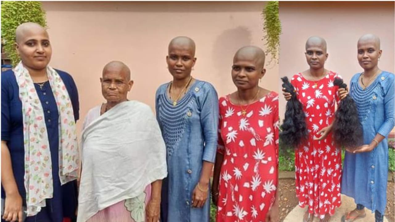 കാന്സര് രോഗികള്ക്കായി മുടി ദാനം ചെയ്ത് ഒരു കുടുംബത്തിലെ ഏഴ് സ്ത്രീകള് കാന്സര് രോഗികള്ക്കായി മുടി ദാനം ചെയ്ത് ഒരു കുടുംബത്തിലെ ഏഴ് സ്ത്രീകള്