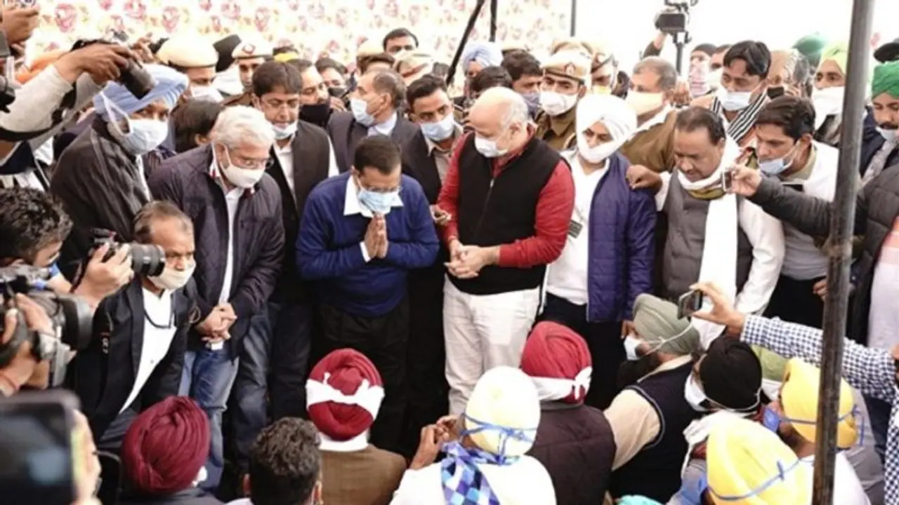 Bharat Bandh: AAP alleges CM Arvind Kejriwal put under house arrest, Delhi Police denies Bharat Bandh: AAP alleges CM Arvind Kejriwal put under house arrest, Delhi Police denies