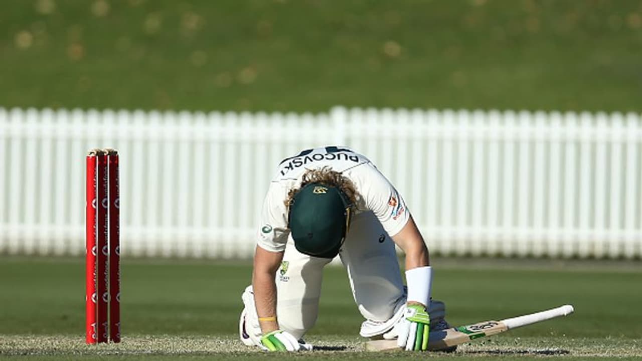 கார்த்திக் தியாகியின் வேகத்தையே சமாளிக்க முடியாத நீயா ஆஸி., ஓபனர்..? மண்டையில் செம அடி.. வீடியோ கார்த்திக் தியாகியின் வேகத்தையே சமாளிக்க முடியாத நீயா ஆஸி., ஓபனர்..? மண்டையில் செம அடி.. வீடியோ