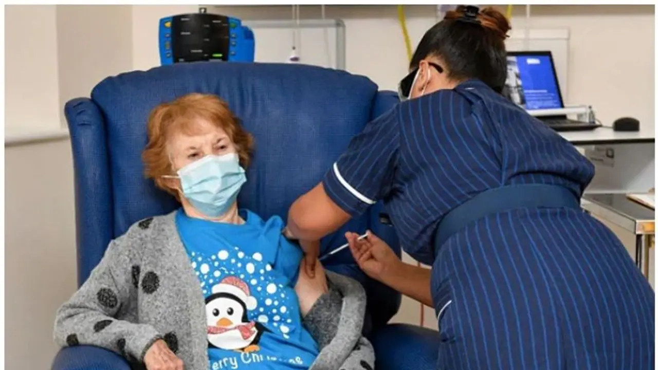 91 വയസ്സാകാന് ഒരാഴ്ച മാത്രം; അറിയാം കൊവിഡ് വാക്സിനെടുത്ത ലോകത്തിലെ ആദ്യത്തെ വ്യക്തിയെ 91 വയസ്സാകാന് ഒരാഴ്ച മാത്രം; അറിയാം കൊവിഡ് വാക്സിനെടുത്ത ലോകത്തിലെ ആദ്യത്തെ വ്യക്തിയെ