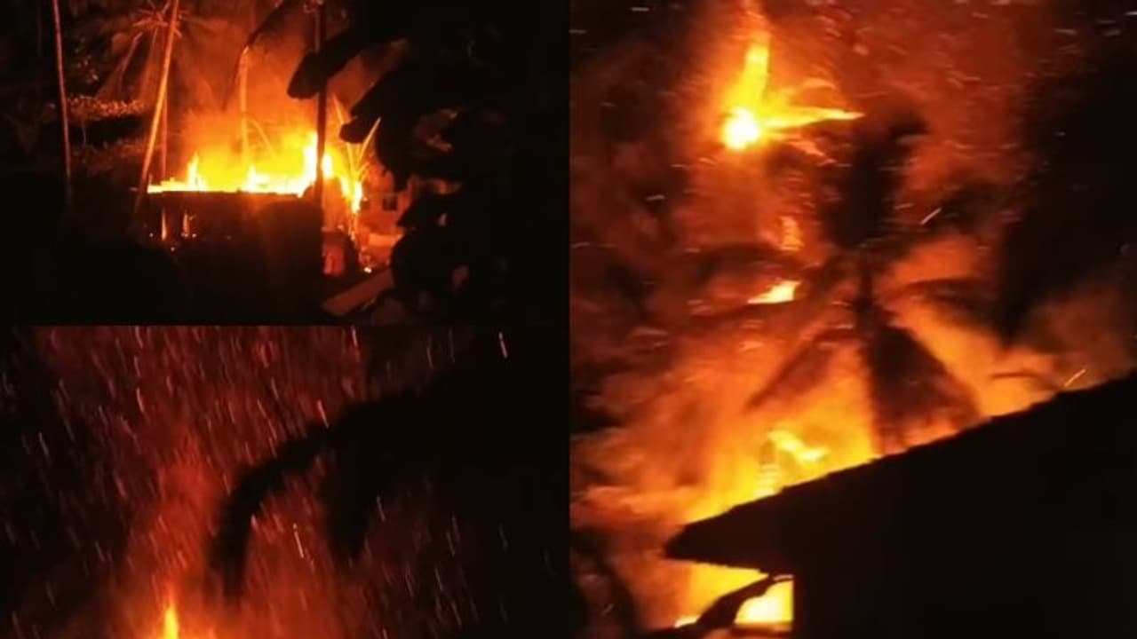 കോഴിക്കോട് നല്ലളത്ത് ഗ്യാസ് സിലിണ്ടർ പൊട്ടിത്തെറിച്ച് വൻസ്ഫോടനം , ഷെഡ് കത്തി നശിച്ചു കോഴിക്കോട് നല്ലളത്ത് ഗ്യാസ് സിലിണ്ടർ പൊട്ടിത്തെറിച്ച് വൻസ്ഫോടനം , ഷെഡ് കത്തി നശിച്ചു