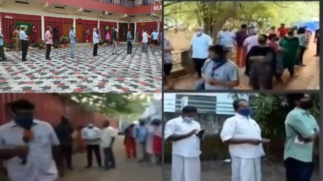 രണ്ടാം ഘട്ട പോളിങ് തുടങ്ങി; അതിരാവിലെ വോട്ട് ചെയ്യാനെത്തി വോട്ടർമാർ, ബൂത്തുകൾക്ക് മുന്നിൽ നീണ്ട ക്യൂ രണ്ടാം ഘട്ട പോളിങ് തുടങ്ങി; അതിരാവിലെ വോട്ട് ചെയ്യാനെത്തി വോട്ടർമാർ, ബൂത്തുകൾക്ക് മുന്നിൽ നീണ്ട ക്യൂ