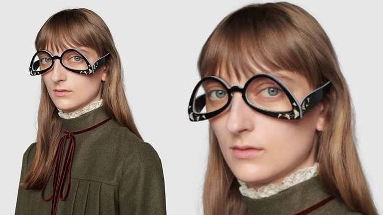 തല കീഴായ കണ്ണടയുമായി ആഡംബര ബ്രാൻഡ്!