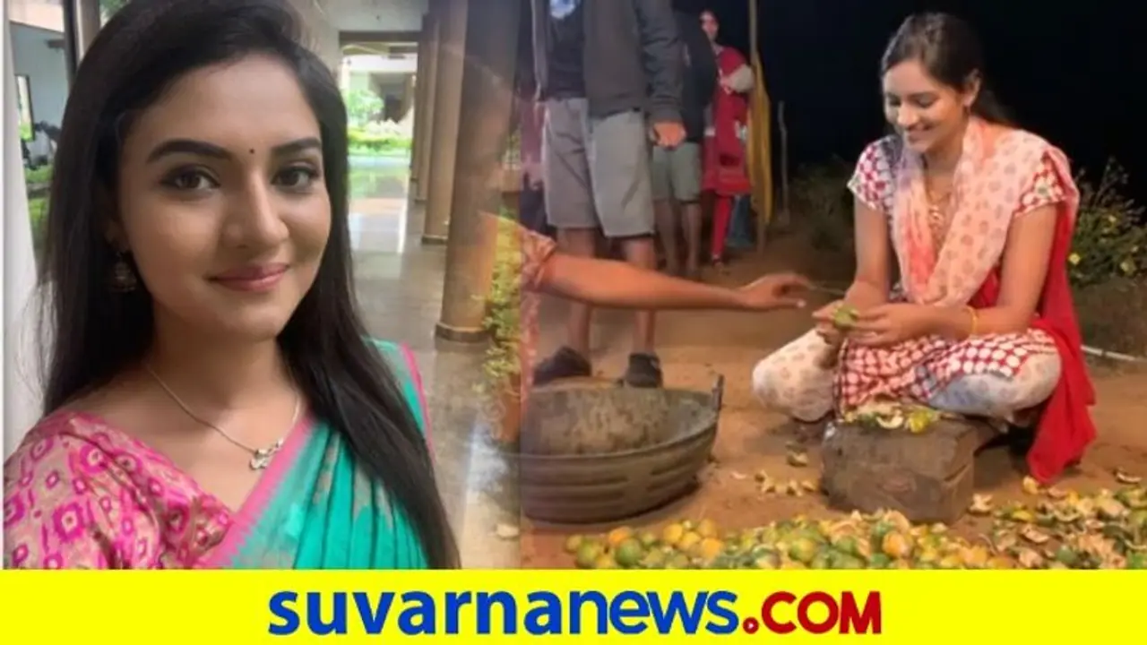 ಅರೆ ಸೀರಿಯಲ್ ಬಿಟ್ರಾ..? ಅಡಿಕೆ ಸುಲೀತಿದ್ದಾರೆ ರಂಜನಿ..!