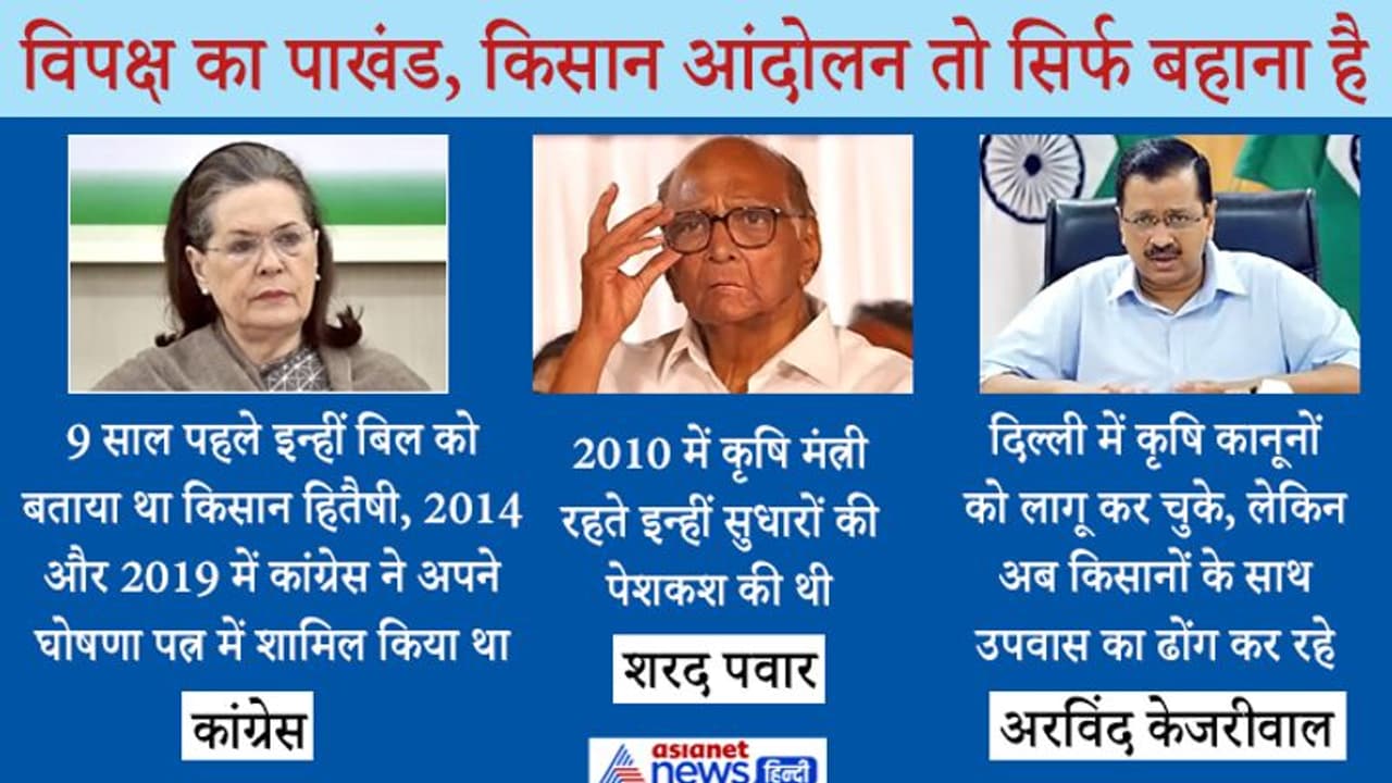 ये कैसा पाखंडः कृषि बिलों के विरोधी कांग्रेस से पवार तक कभी इन्हें बता चुके हैं किसान हितैषी, ये रहा सबूत ये कैसा पाखंडः कृषि बिलों के विरोधी कांग्रेस से पवार तक कभी इन्हें बता चुके हैं किसान हितैषी, ये रहा सबूत