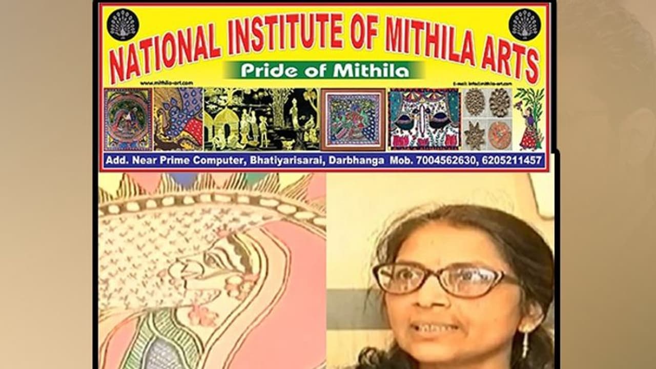 Preserving the rich heritage of madhubani paintings: How Kamini Sinha has contributed to it Preserving the rich heritage of madhubani paintings: How Kamini Sinha has contributed to it