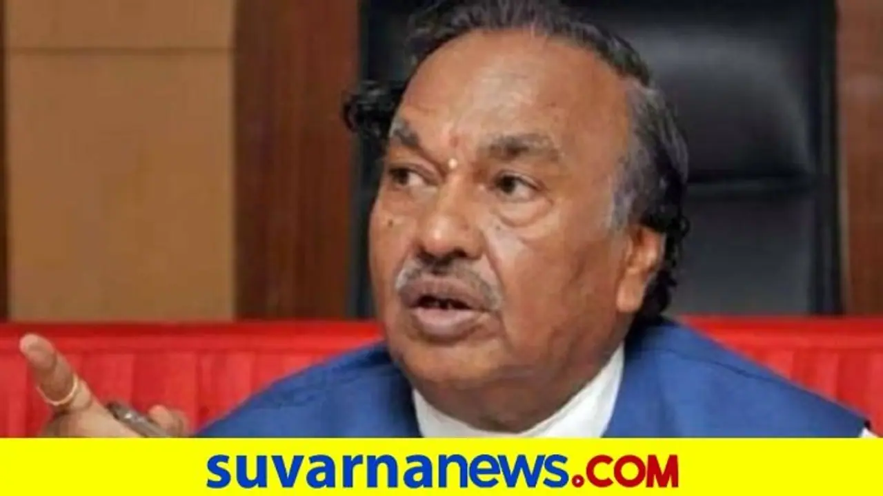 'ಈಶ್ವರಪ್ಪಗೆ ಮುಖ್ಯಮಂತ್ರಿ ಸ್ಥಾನ ನೀಡಿ'