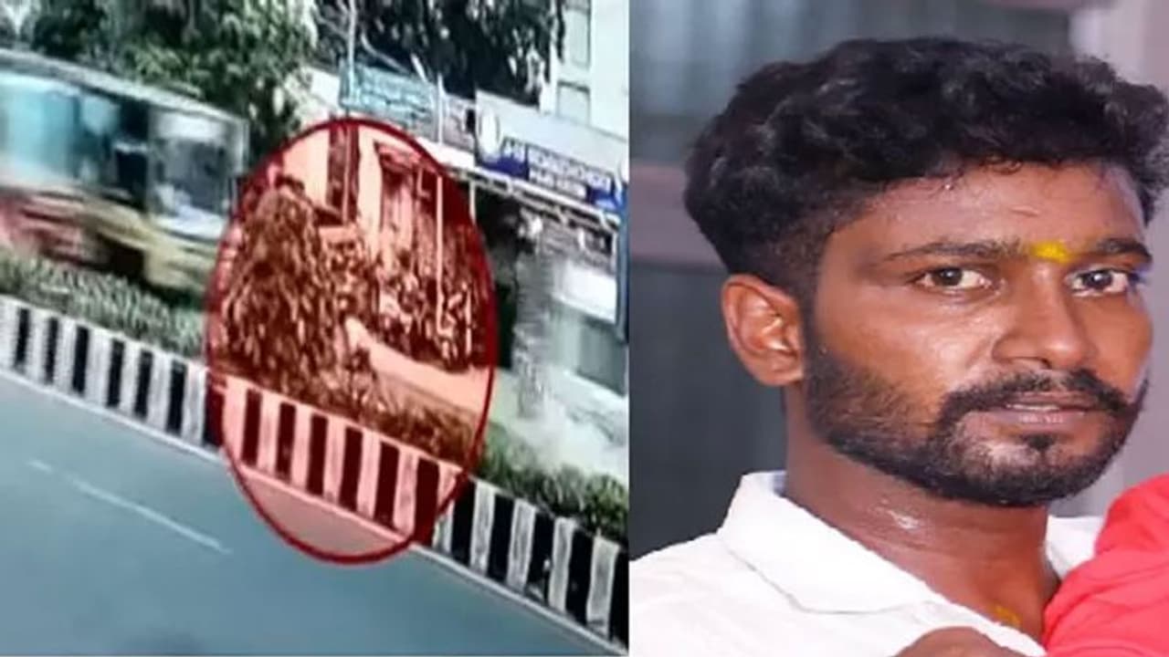 சென்னையில் பயங்கரம்.. சரமாரியாக தாக்கிய போலீஸ்.. மனமுடைந்து பேருந்து முன் பாய்ந்த இளைஞர்.. உடல்நசுங்கி பலி..! சென்னையில் பயங்கரம்.. சரமாரியாக தாக்கிய போலீஸ்.. மனமுடைந்து பேருந்து முன் பாய்ந்த இளைஞர்.. உடல்நசுங்கி பலி..!