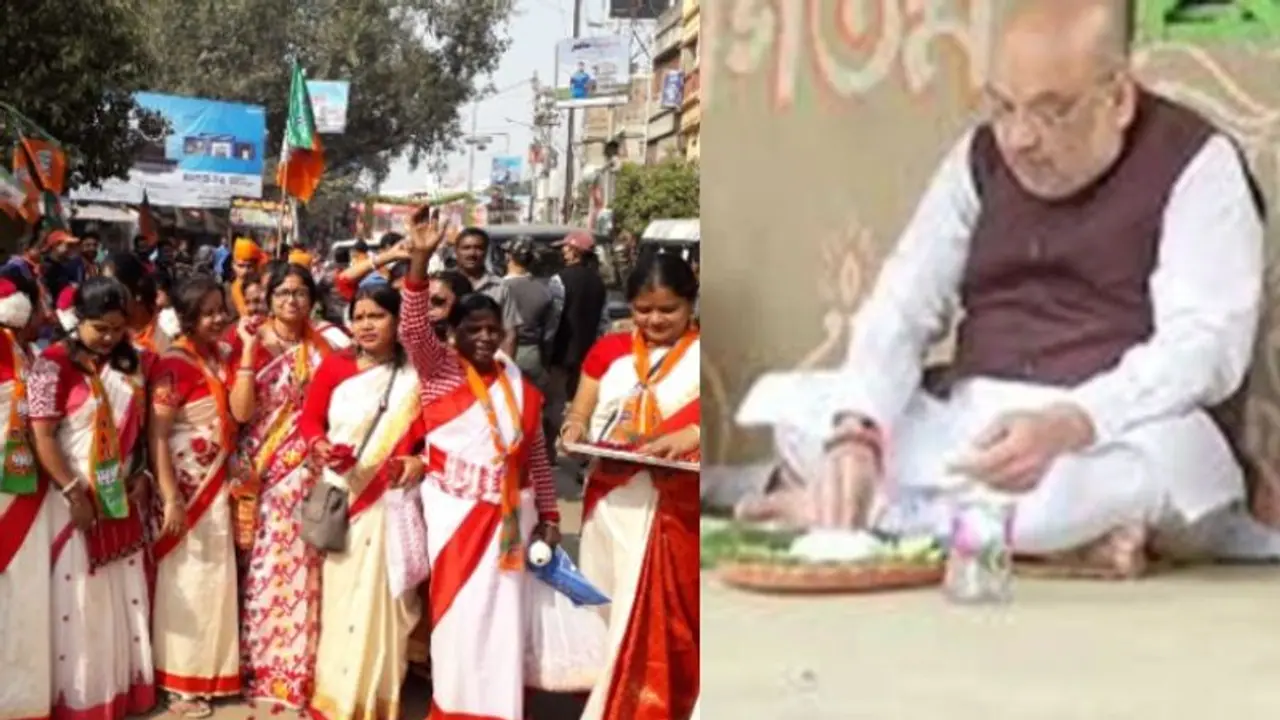 শাহকে স্বাগত জানাতে তৈরী বোলপুর,মধ্যাহ্নভোজের জন্য এলাহি আয়োজন বাসুদেবের বাড়িতে শাহকে স্বাগত জানাতে তৈরী বোলপুর,মধ্যাহ্নভোজের জন্য এলাহি আয়োজন বাসুদেবের বাড়িতে