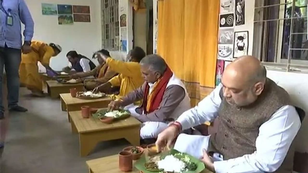 এবারের রাজ্য সফরেও 'গরিব' বাড়িতে দুপুরের খাবার, ব্রাহ্মণ বাড়িতে মধ্যাহ্নভোজন সারবেন শাহ